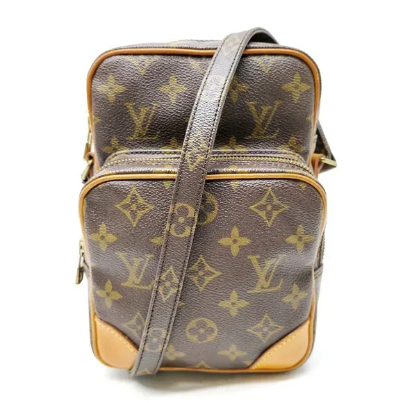 100% Authentic Louis Vuitton Amazon Brown Monogram Crossbody Bag - Picture 1 of 9